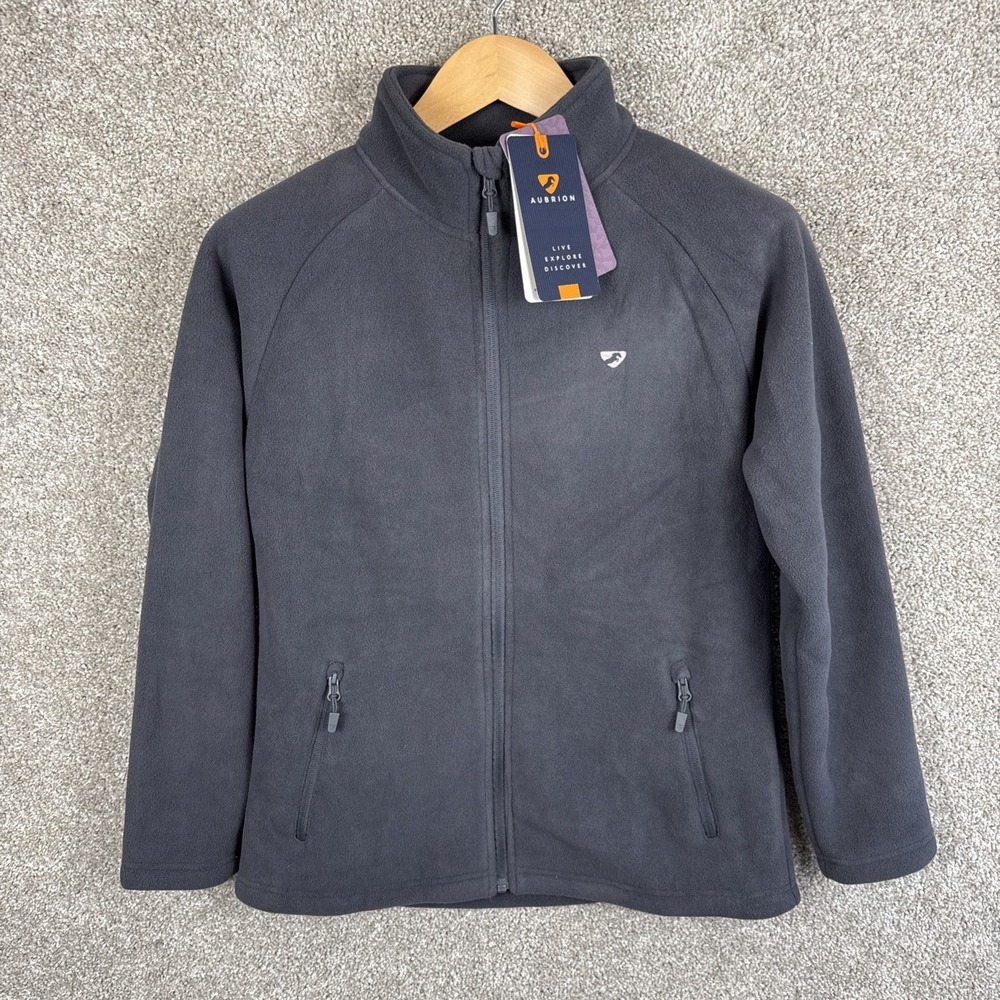 Aubrion Restore Full Zip Fleece Equestrian Gray Jacket Women's‎ Medium NEW
